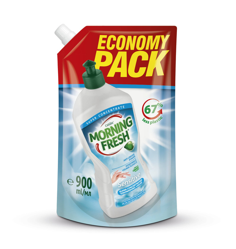 Засіб для ручного миття посуду MORNING FRESH Sensitive 0,9л